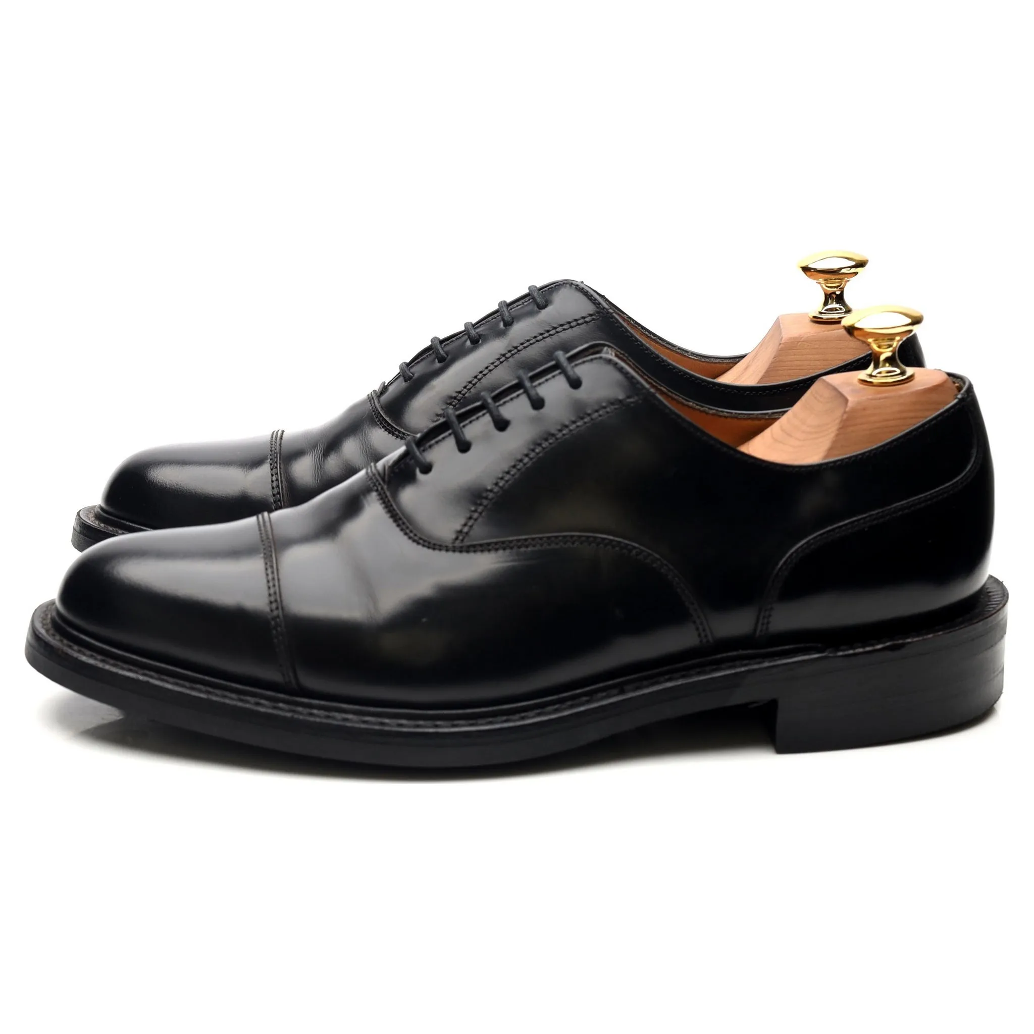 '805' Black Leather Oxford UK 7 F