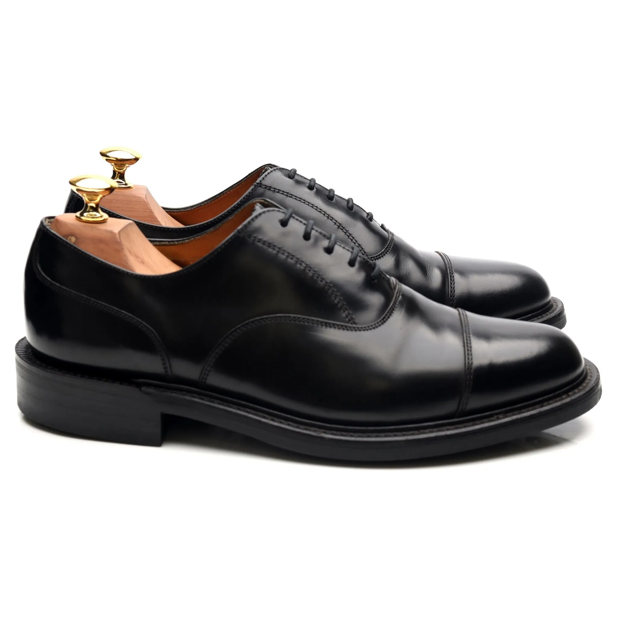 '805' Black Leather Oxford UK 7 F