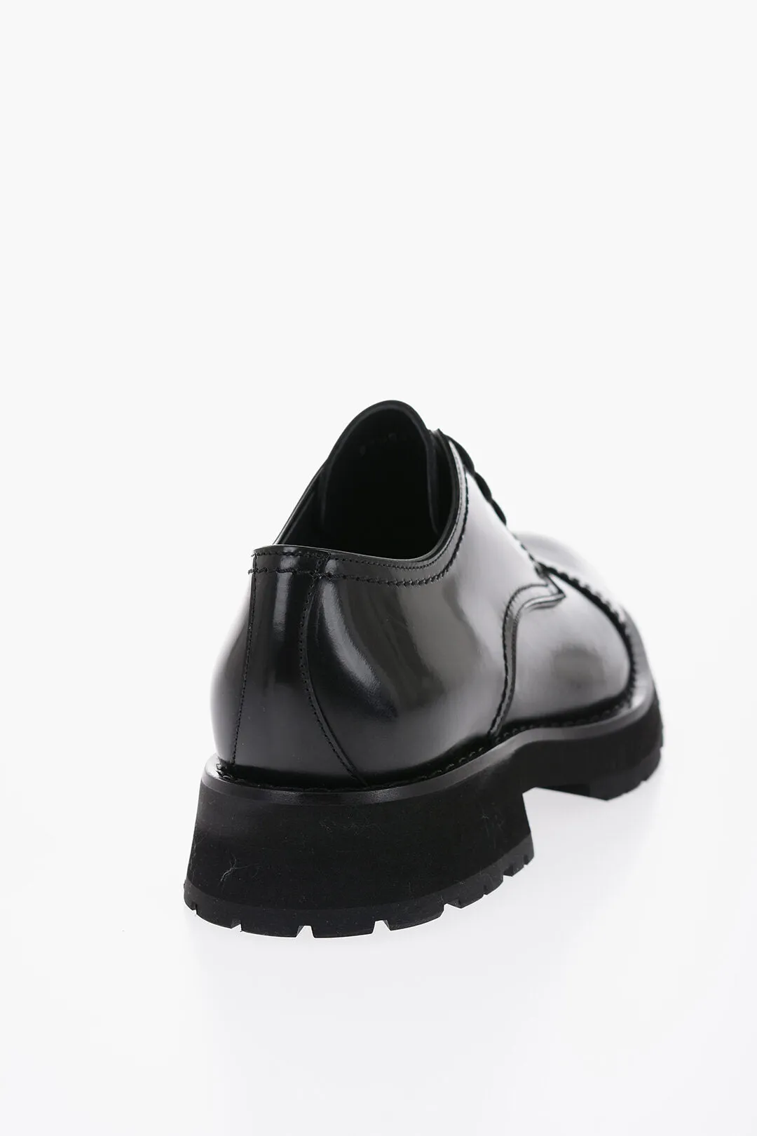 Alexander McQueen Brushed Leather Deby Shoes