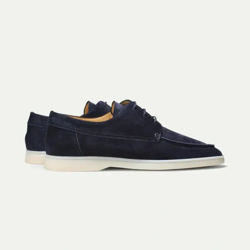 Aristo - Suede Lace-Up Loafers