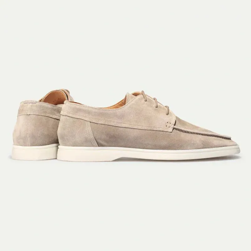 Aristo - Suede Lace-Up Loafers