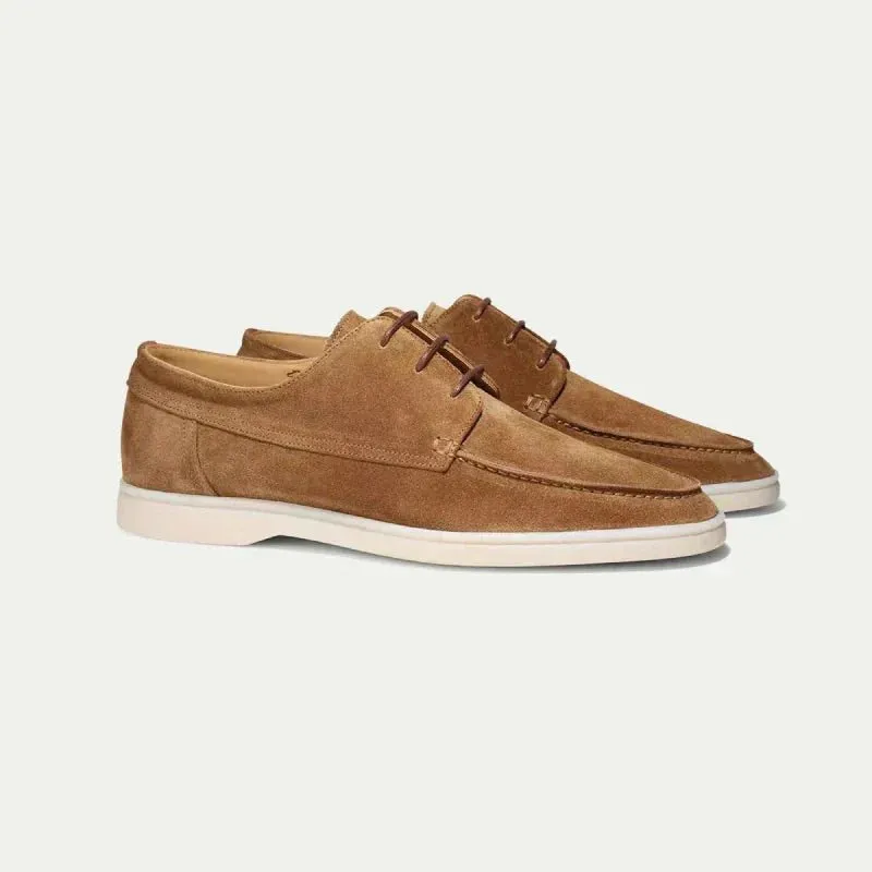 Aristo - Suede Lace-Up Loafers