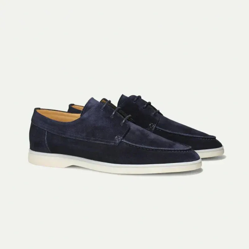 Aristo - Suede Lace-Up Loafers