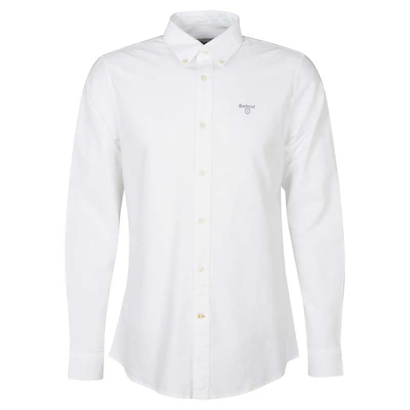 Barbour Oxtown Tailored Mens Shirt - White