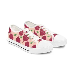 Beetroot Women's Low Top Sneakers