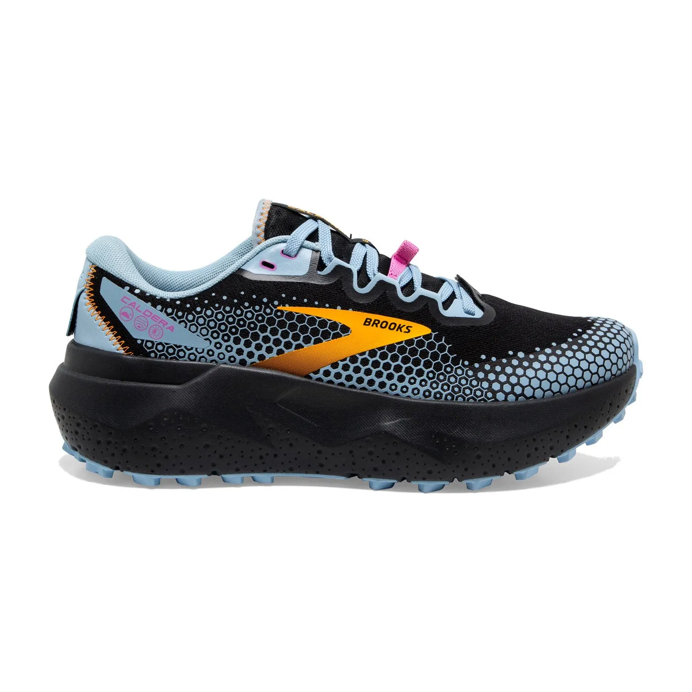 Brooks Caldera 6 (Women's) - Black/Blue/Yellow