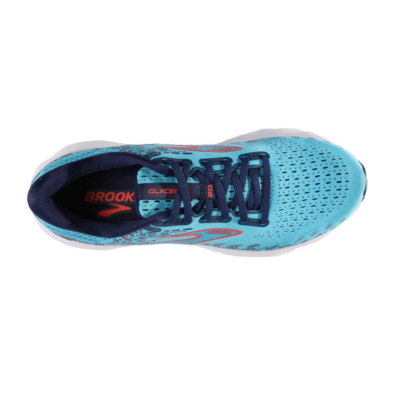 Brooks Glycerin 20 (Mens) - Blue/Navy/Coral