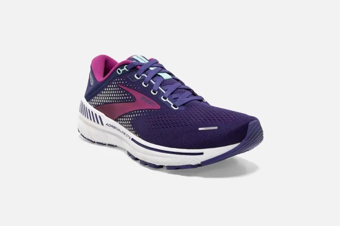 Brooks Womens Adrenaline GTS 22 B Running Shoe - Navy