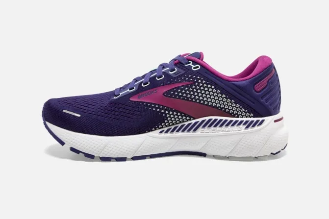 Brooks Womens Adrenaline GTS 22 B Running Shoe - Navy