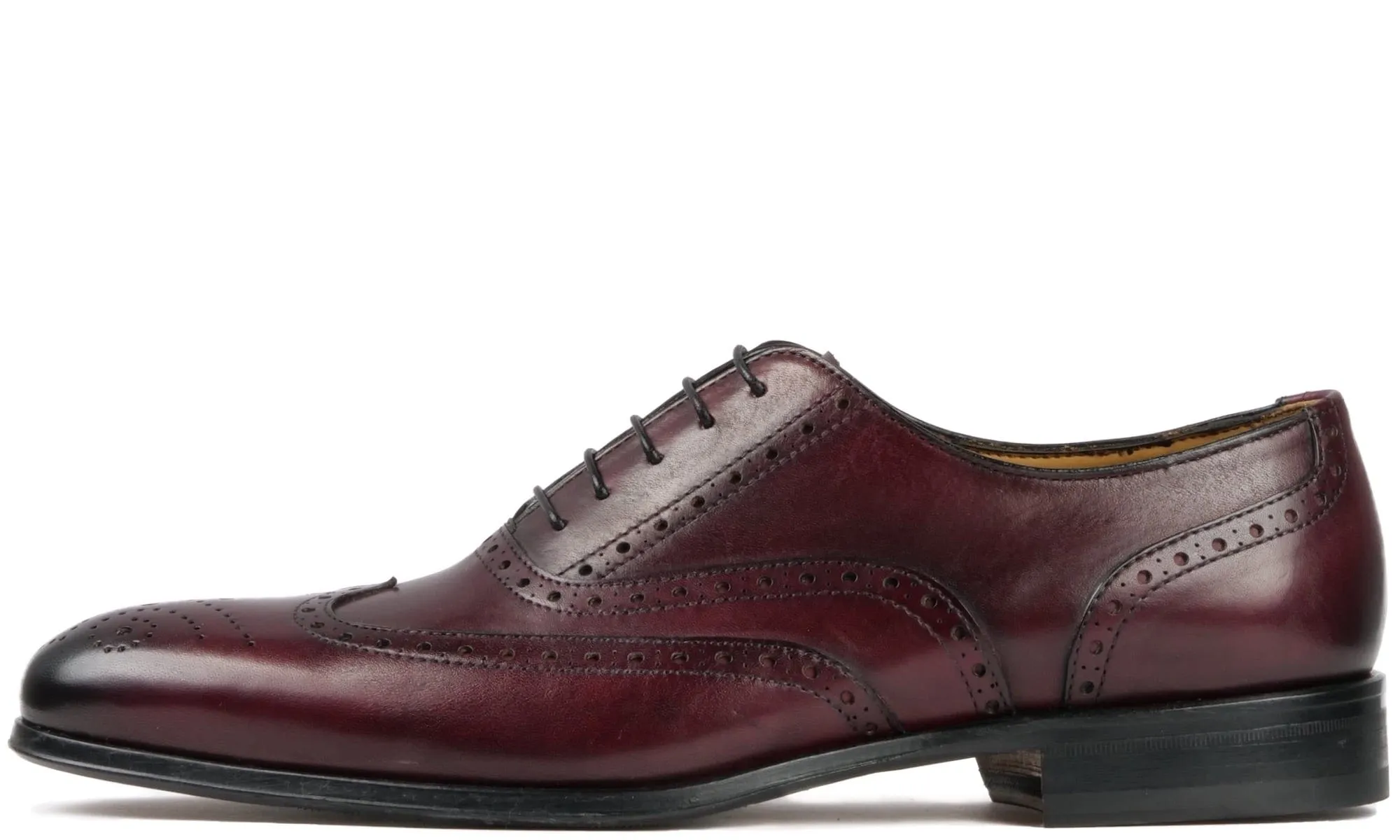 Cambridge Wingtip Oxford Brogue Oxblood