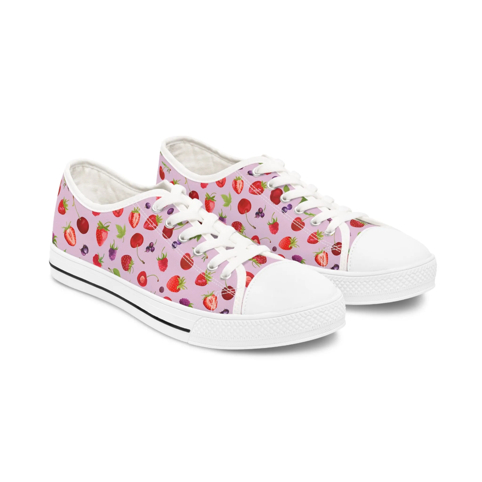 Cherry Women's Low Top Sneakers