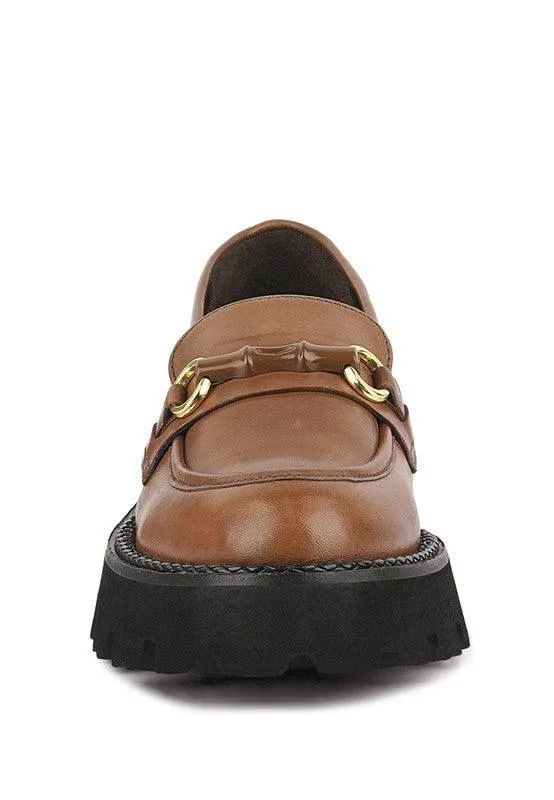 Cheviot Chunky Leather Loafers Shoes