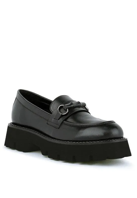 Cheviot Chunky Leather Loafers Shoes