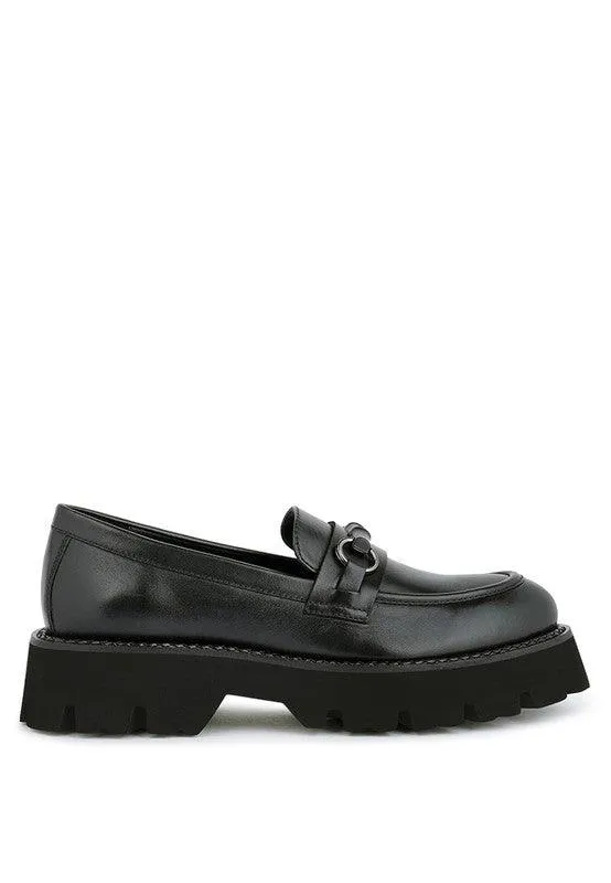 Cheviot Chunky Leather Loafers Shoes