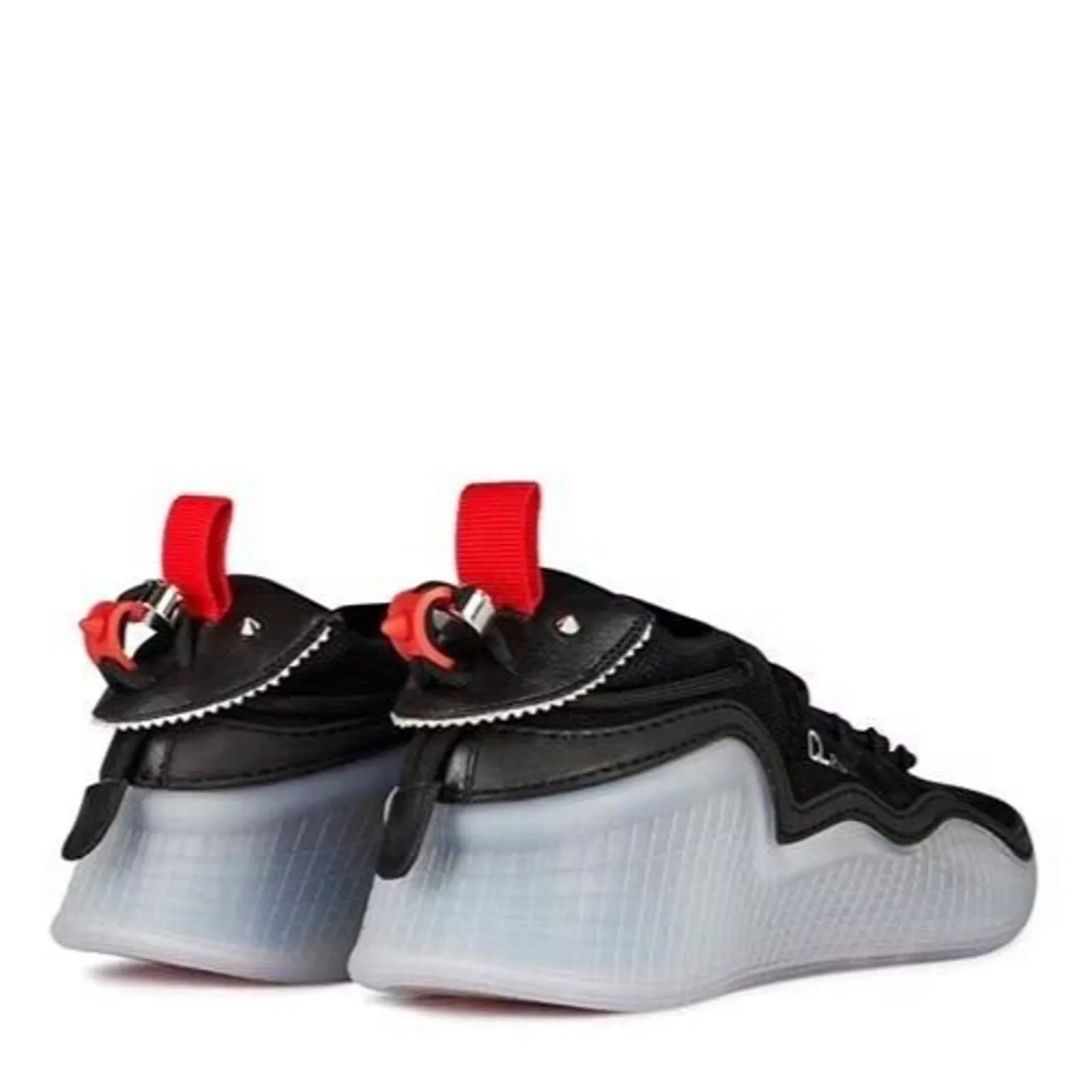 Christian Louboutin Arpoador Donna Flat Mesh & Suede Sneakers Black