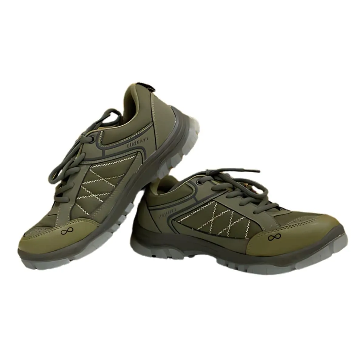 CTR Trek-1 Low Ankle Light Weight Trekking and Hiking Shoes - Olive