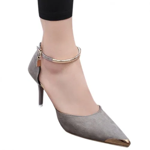 Elegant Two-Piece and Metal Design Pumps For Women