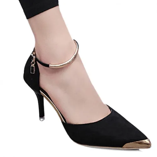 Elegant Two-Piece and Metal Design Pumps For Women