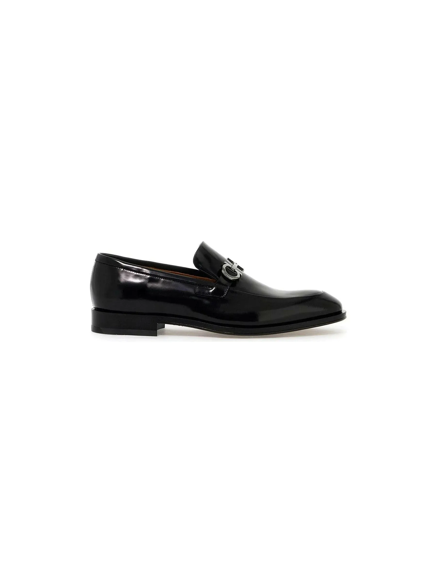 Gancini Patent Leather Loafers