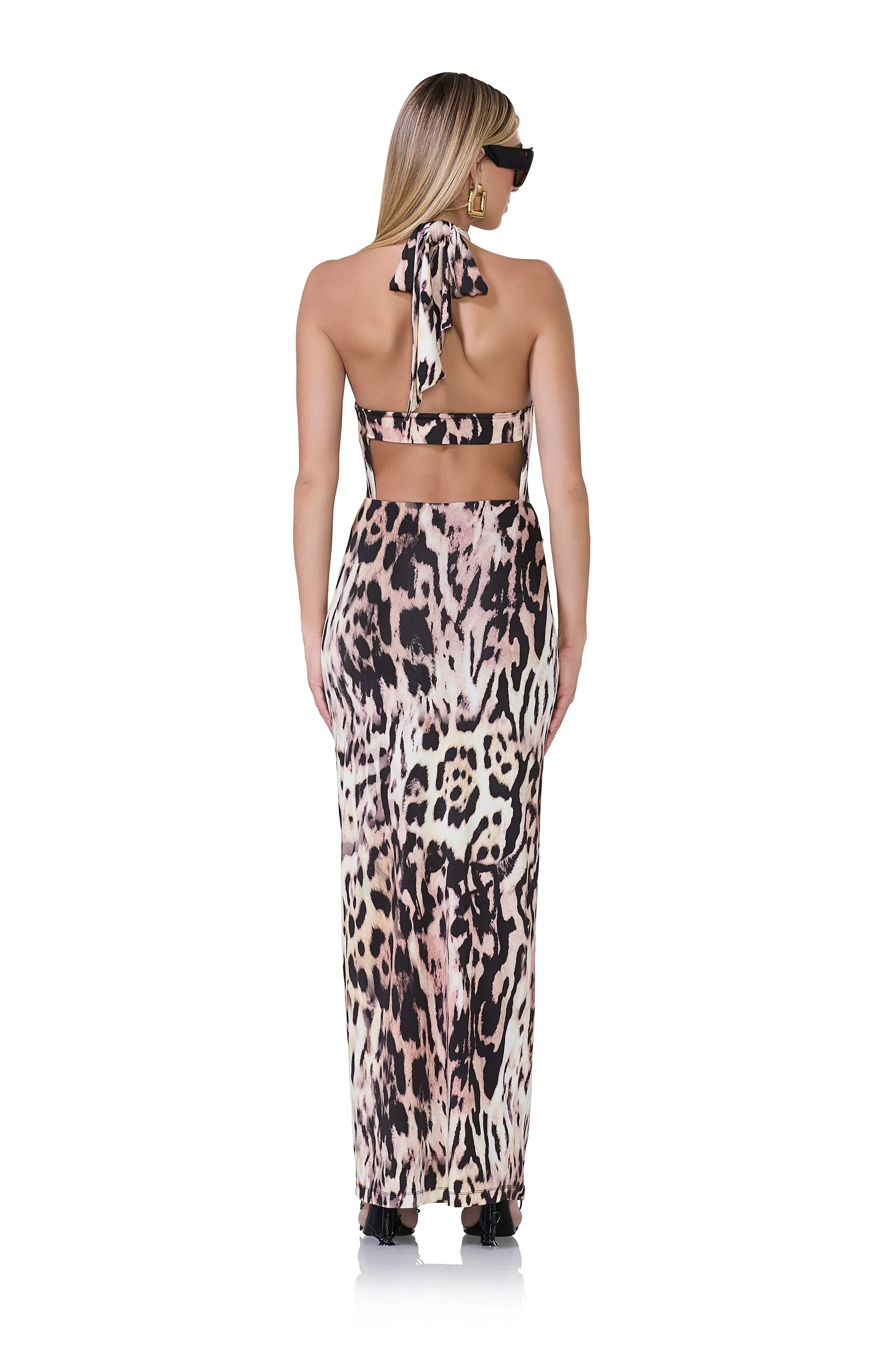 Genie Dress - Warm Leopard