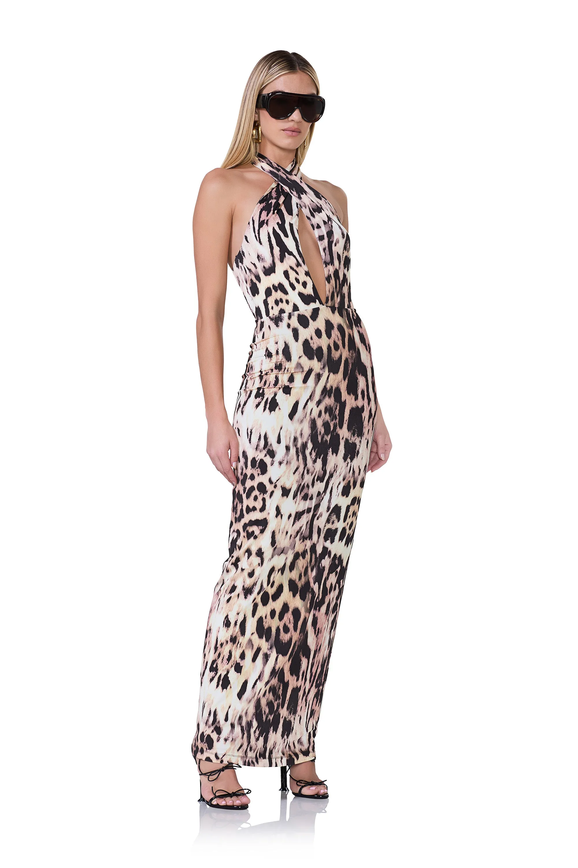 Genie Dress - Warm Leopard