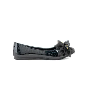 Girls Black Formal Pumps KD2367