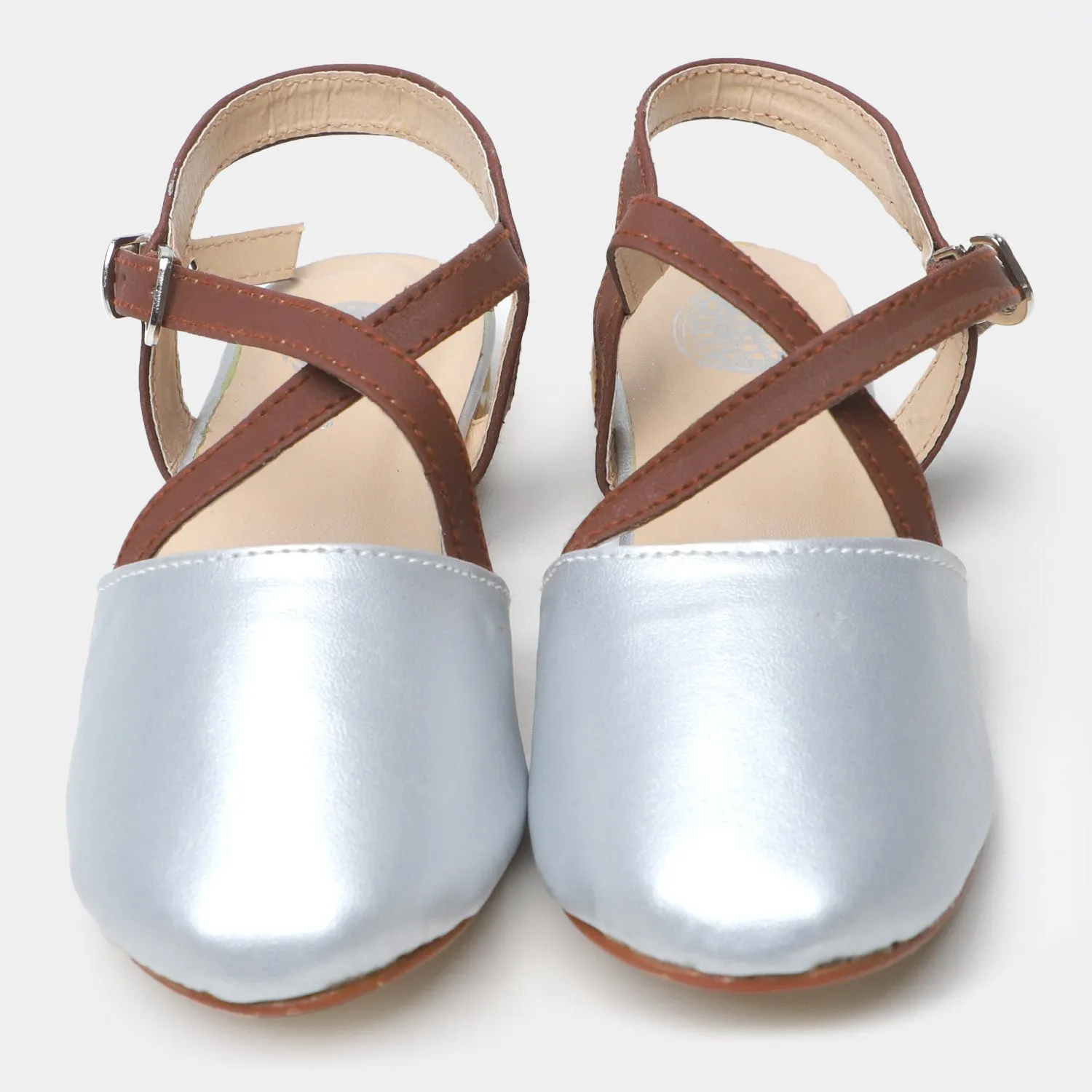 Girls Pumps 324 - SILVER