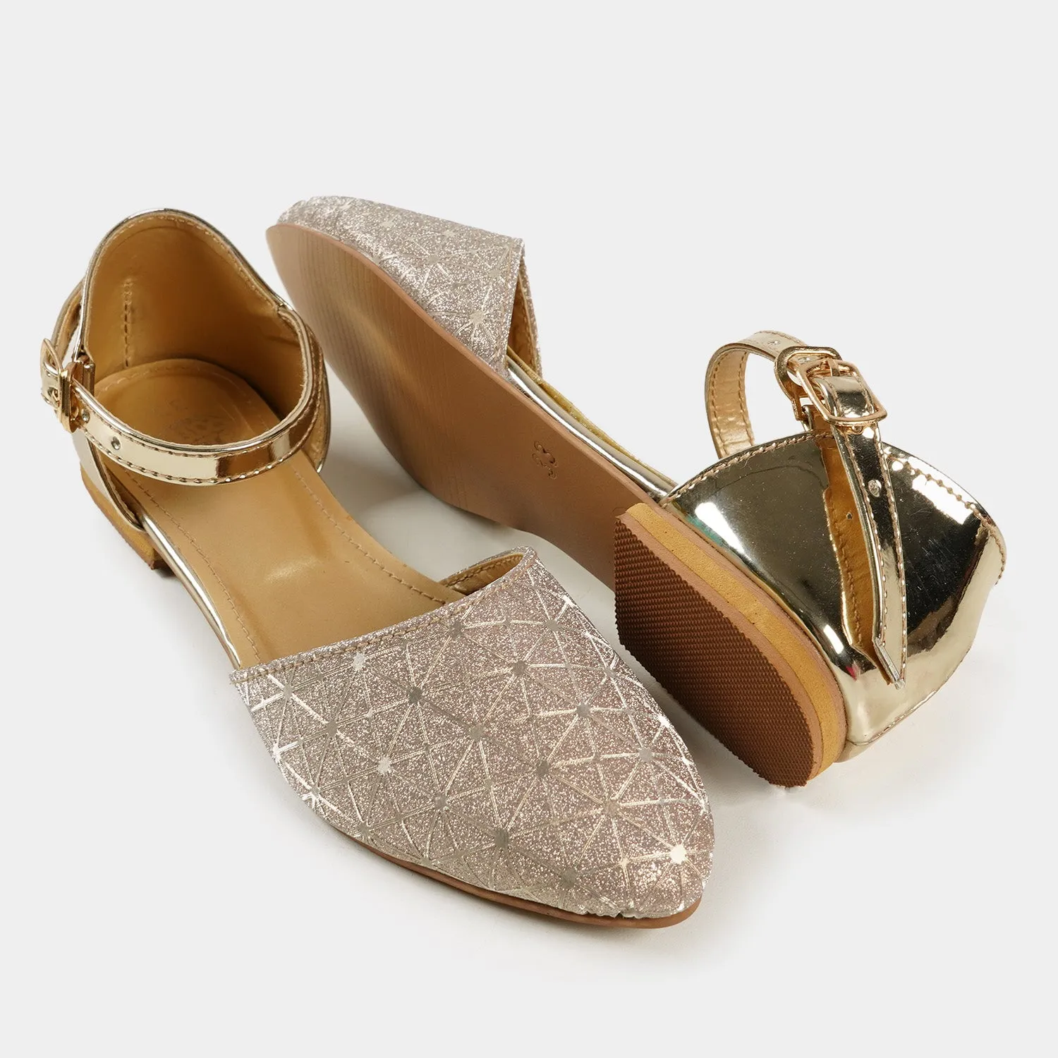 Girls Pumps 456-34 - Gold