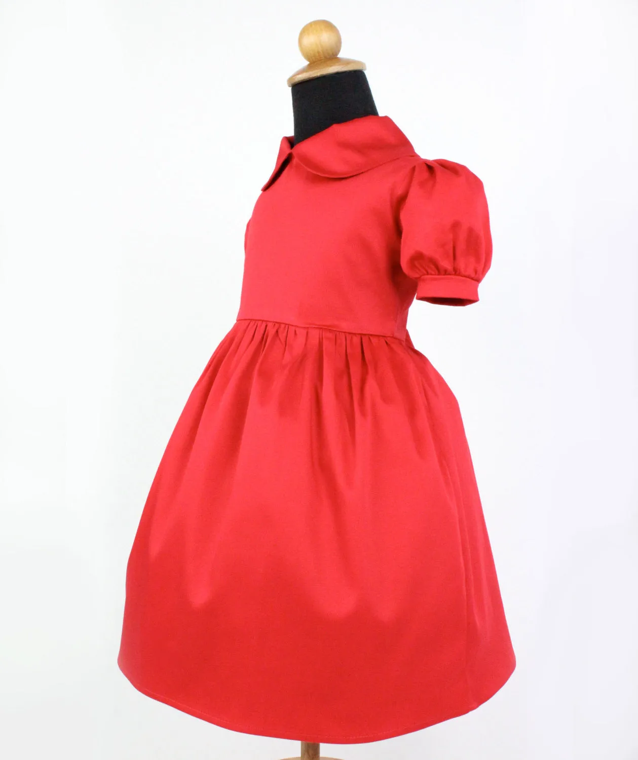 Girl's Red Holiday Dress #GD-CR91