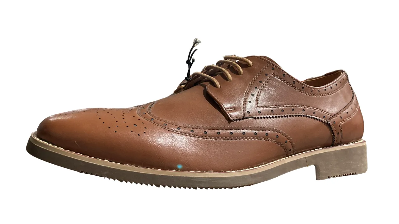 Golaiman Men's Brown Oxford Dress Shoe