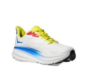 HOKA Men's Clifton 9 Running Sneakers - Blanc de Blanc/Virtual Blue