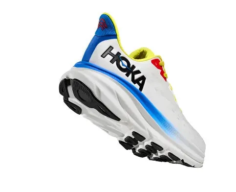 HOKA Men's Clifton 9 Running Sneakers - Blanc de Blanc/Virtual Blue