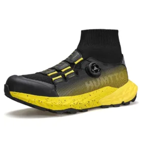 Humtto Men Hiking Sock Shoes BOA 350632A-2 Black/Yellow