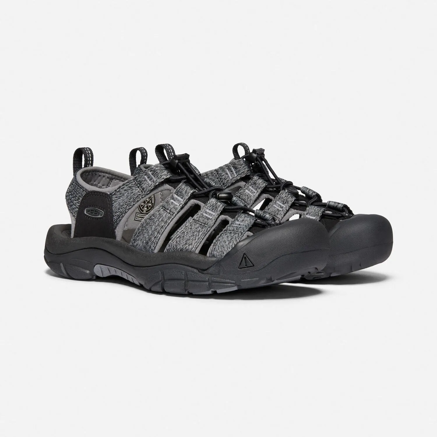 Keen Newport H2 Black Steel Gray Men's