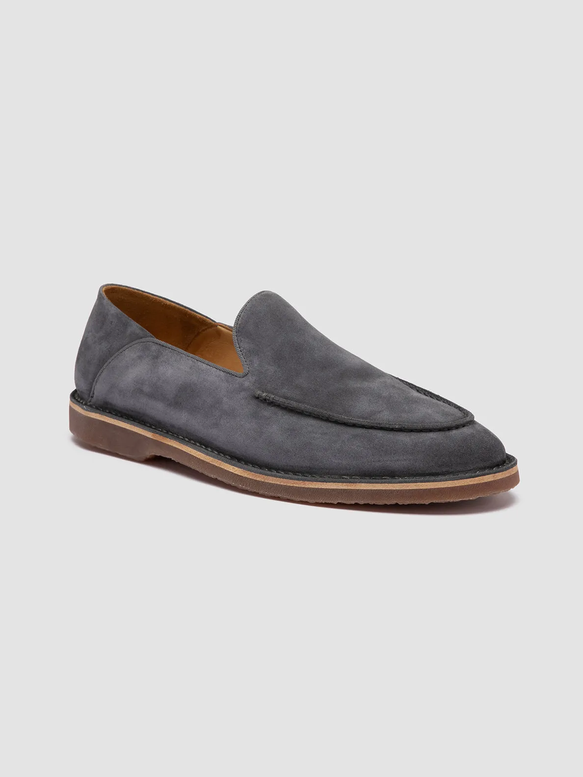 KENT 007 - Blue Suede Loafers