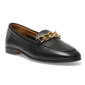 Lyla Loafer in Black Leather