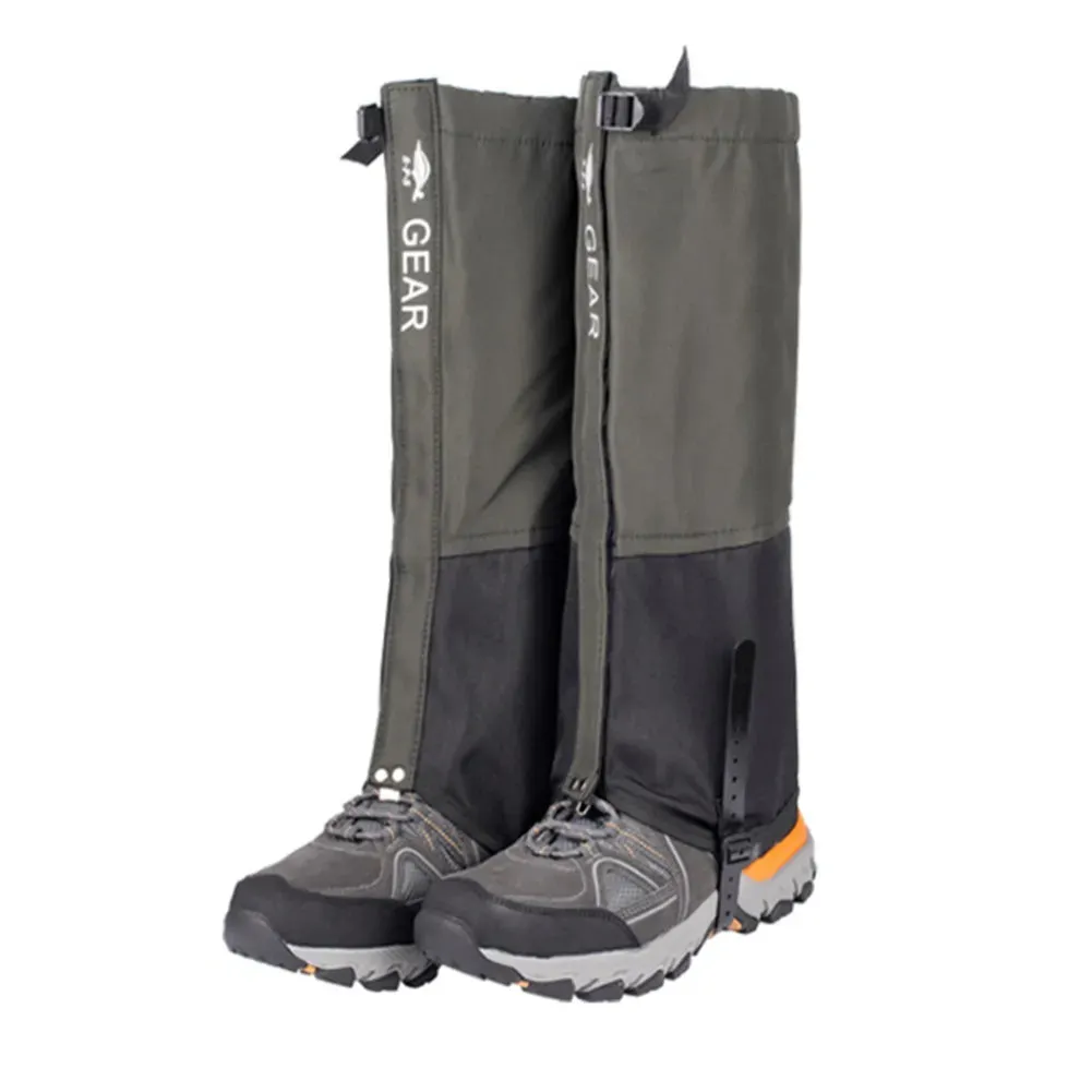 Outdoor Skiing Camping Hiking Climbing Waterproof Snow Legging Gaiters Windproof Cycling Skiing Desert Snow Boots Shoes Covers