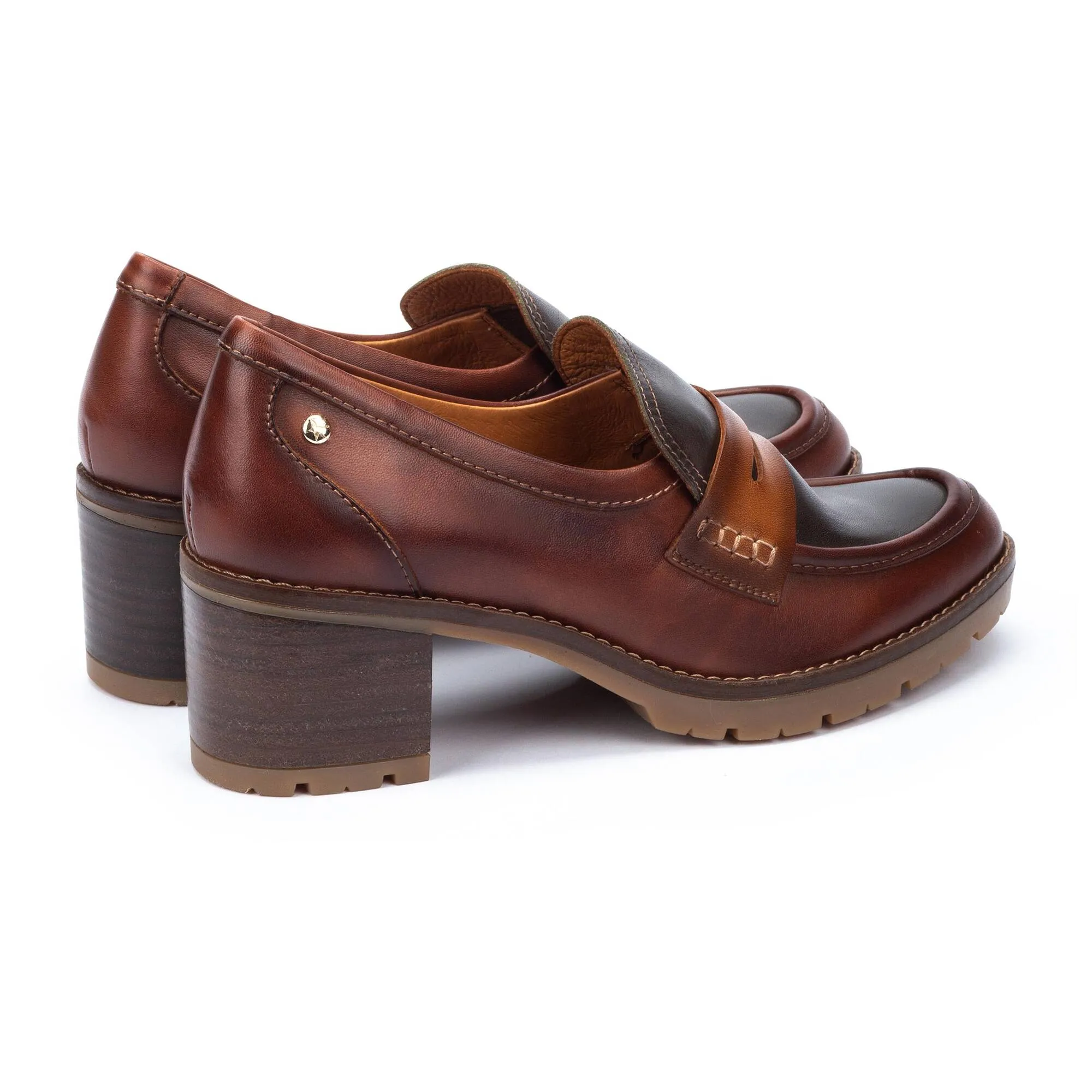 Pikolinos Llanes Penny Loafers with Heel Women's