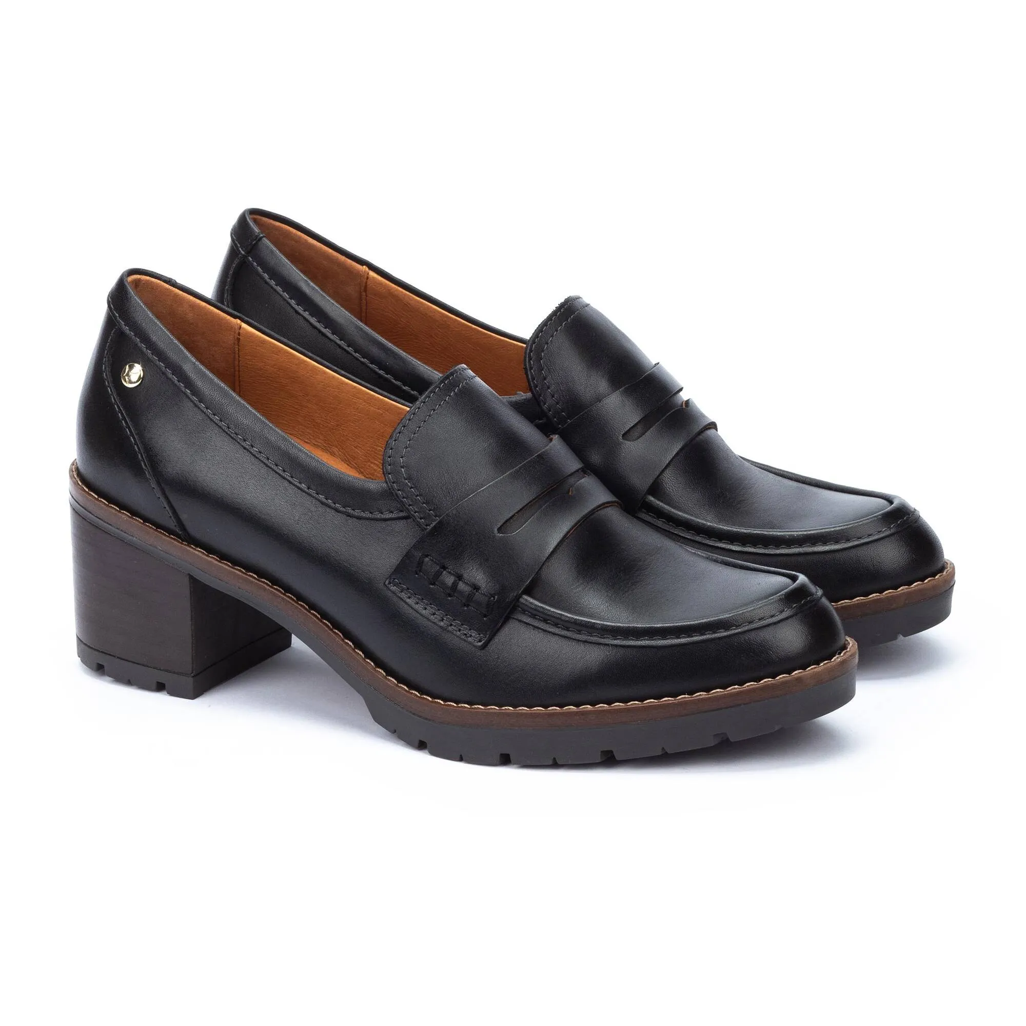 Pikolinos Llanes Penny Loafers with Heel Women's