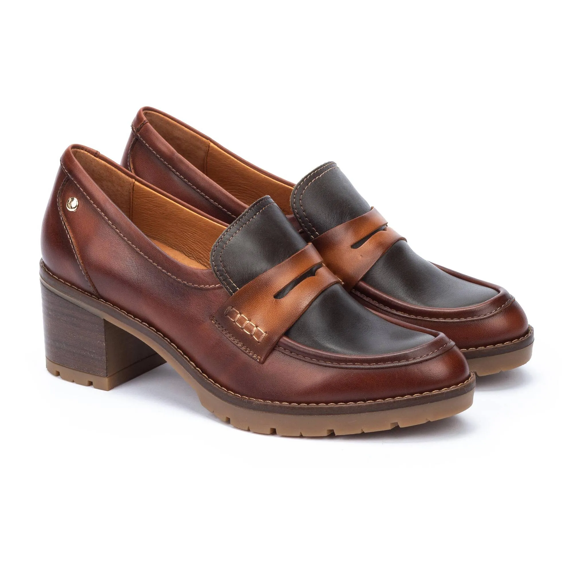 Pikolinos Llanes Penny Loafers with Heel Women's