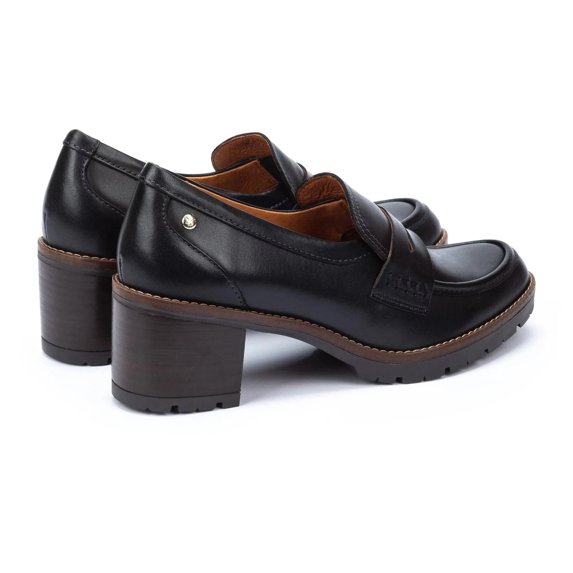 Pikolinos Llanes Penny Loafers with Heel Women's