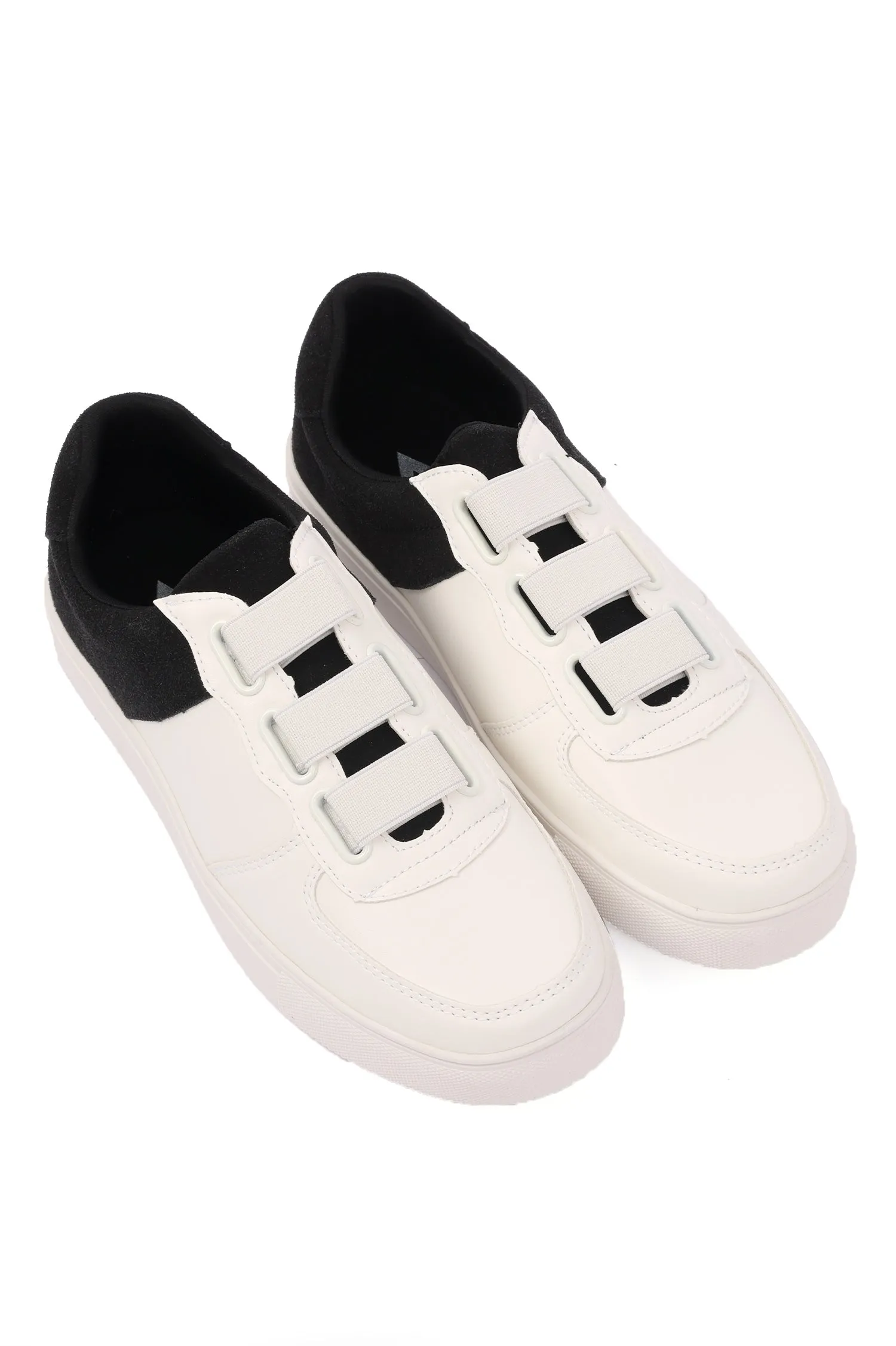 PLATFORM KICKS-WHT/BLACK