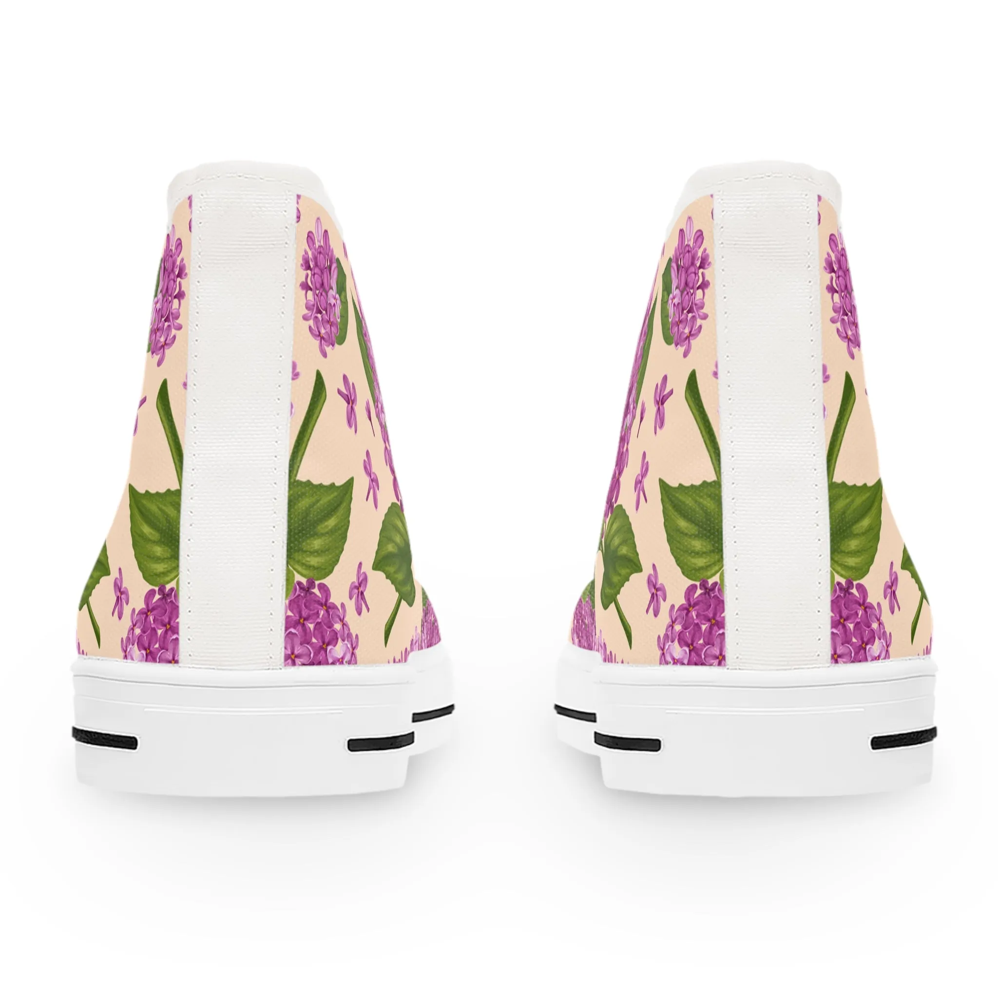 Purple Lilac Women's High Top Sneakers