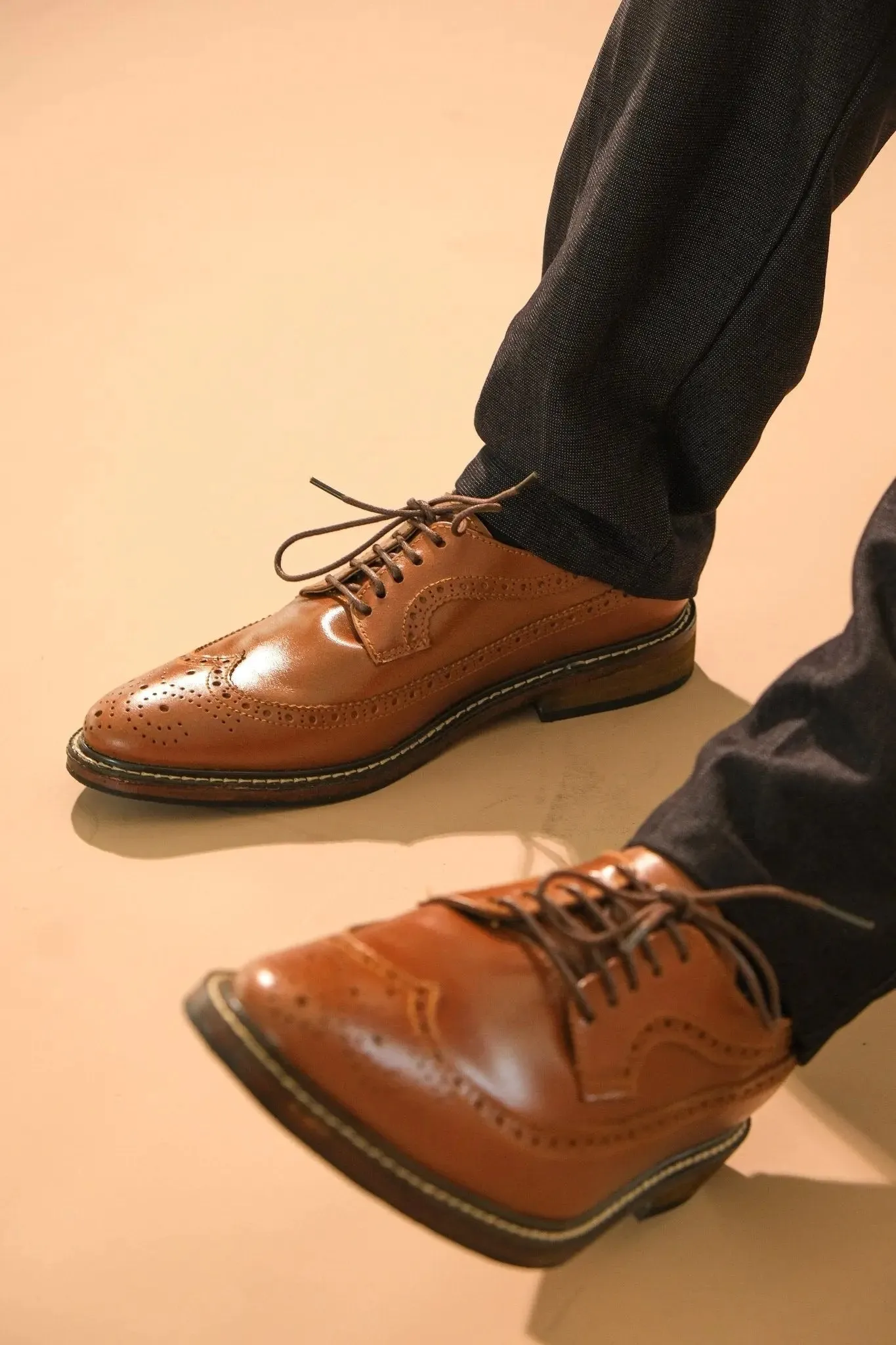 QUEZON Longwing Oxford - Tan