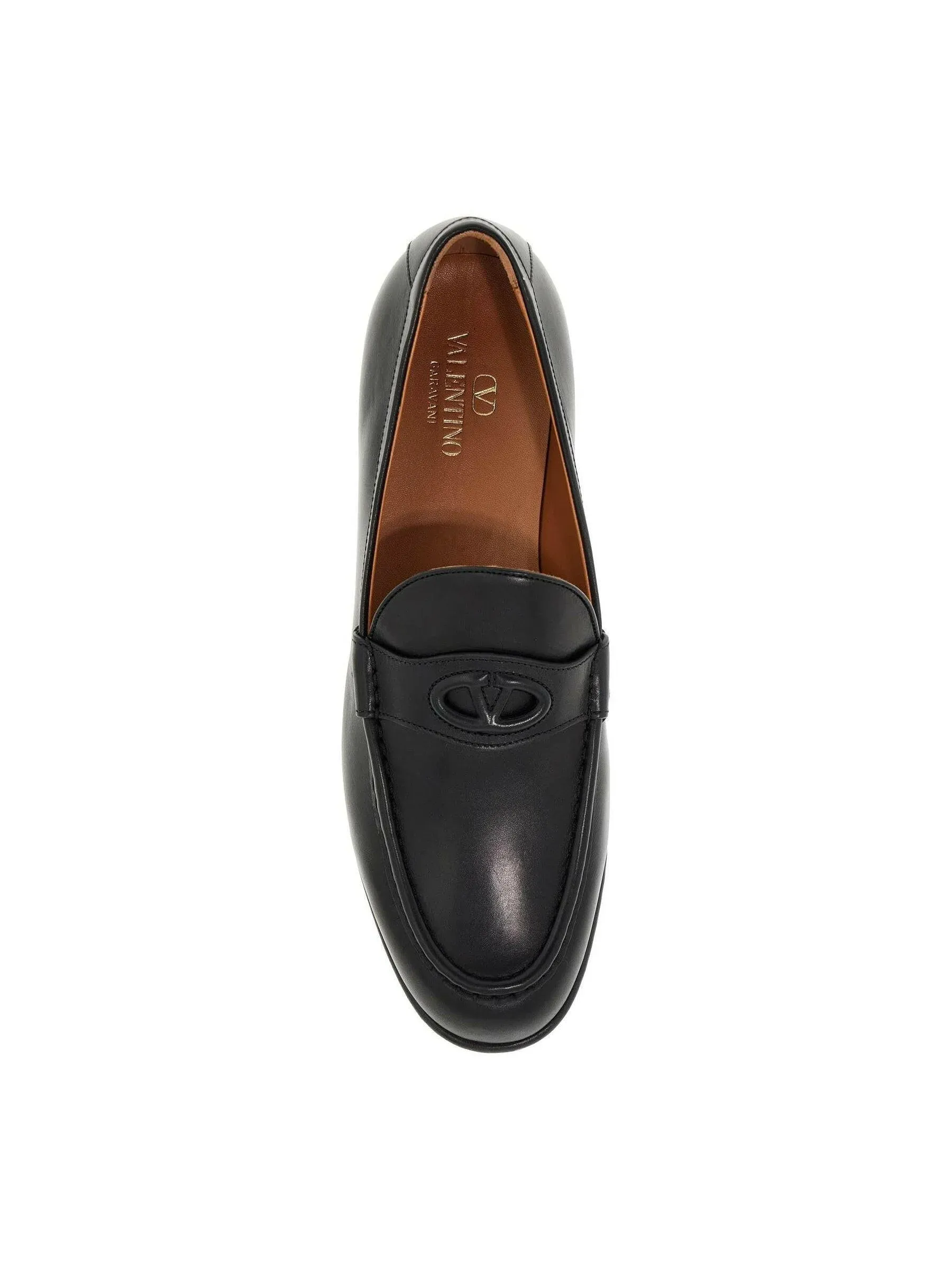 Signature VLogo Leather Loafers