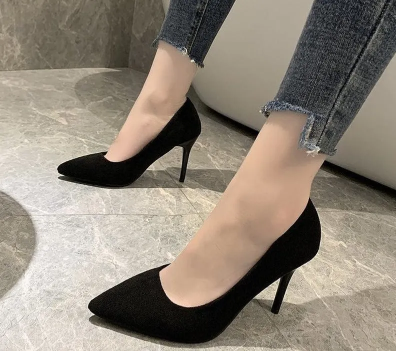 Simple Elegant High Heels Stiletto Womens Shoes