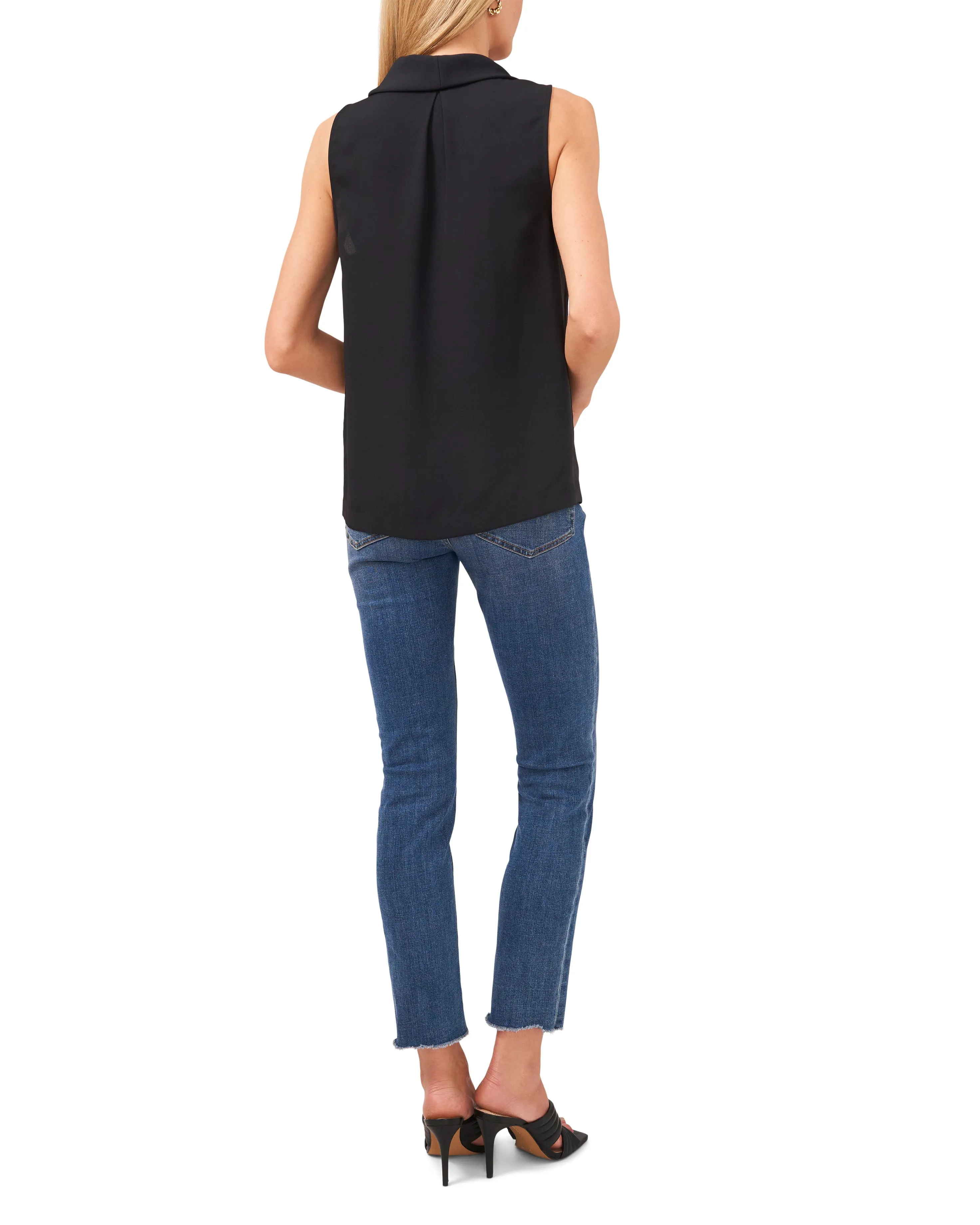 Sleeveless Cowl Neck Top