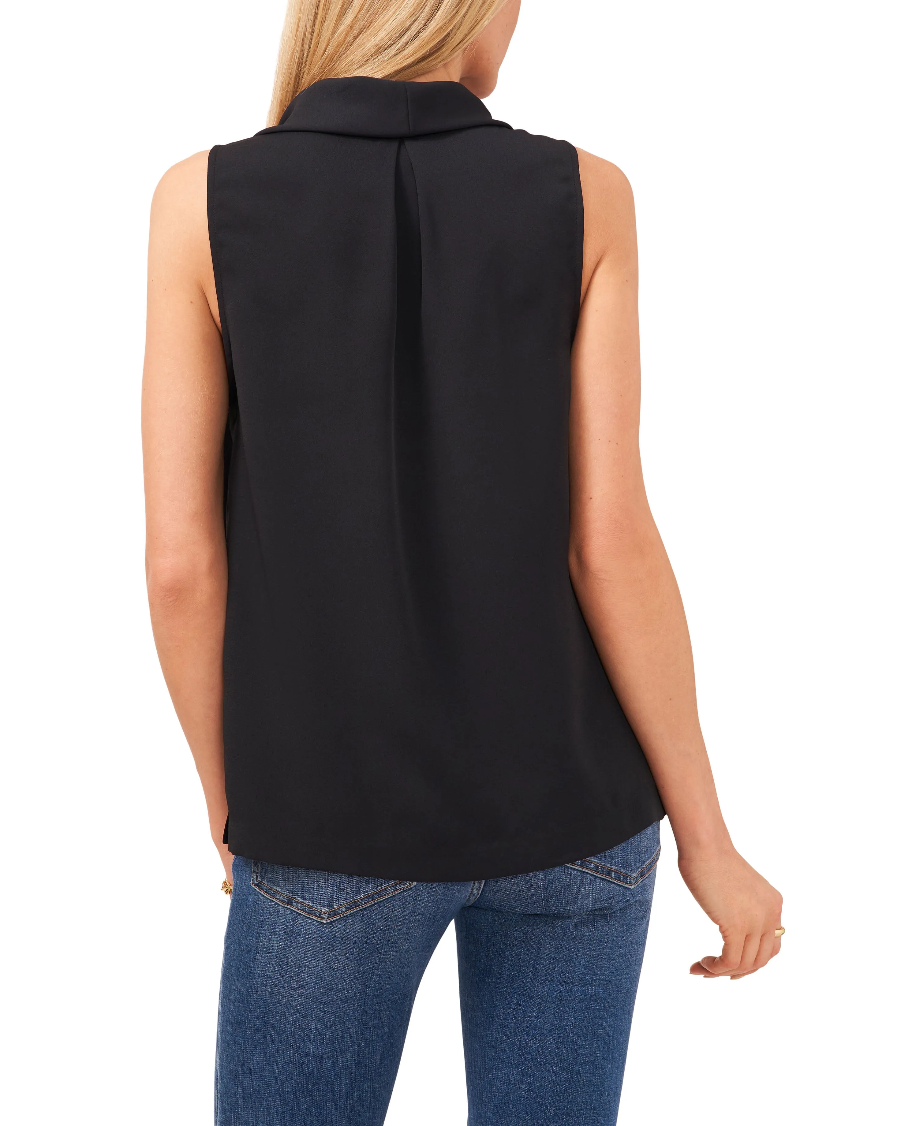 Sleeveless Cowl Neck Top