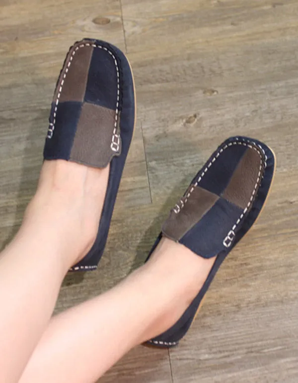 Spring Flat Handmade Leather Loafers