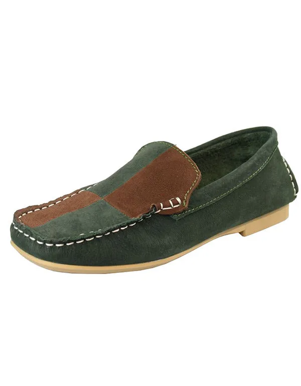 Spring Flat Handmade Leather Loafers